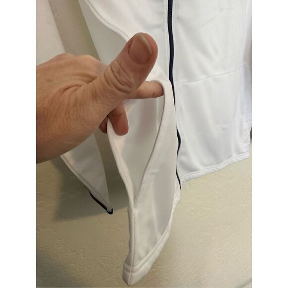 TEAM USA OLYMPIC Large White Zip Front  Jacket - Picture 3 of 9